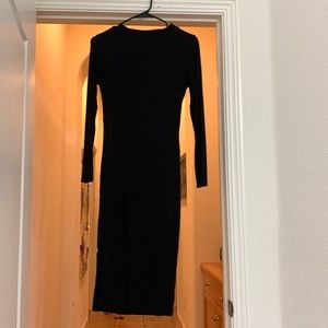 Cute body fitting long sleeve dress